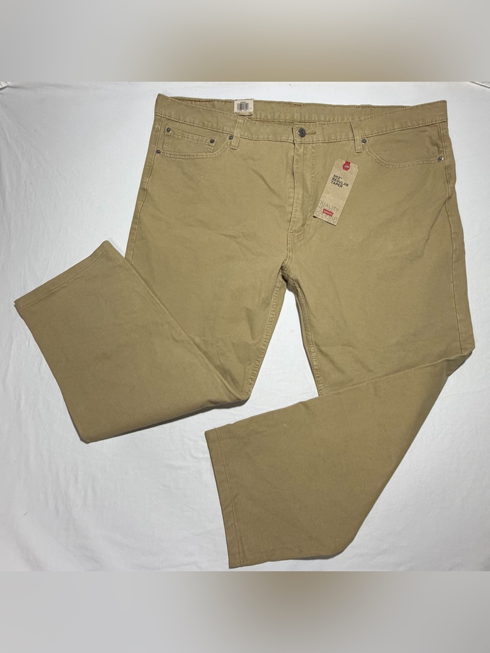NWT Levi's 502 Regular Taper Tan Workwear Pants